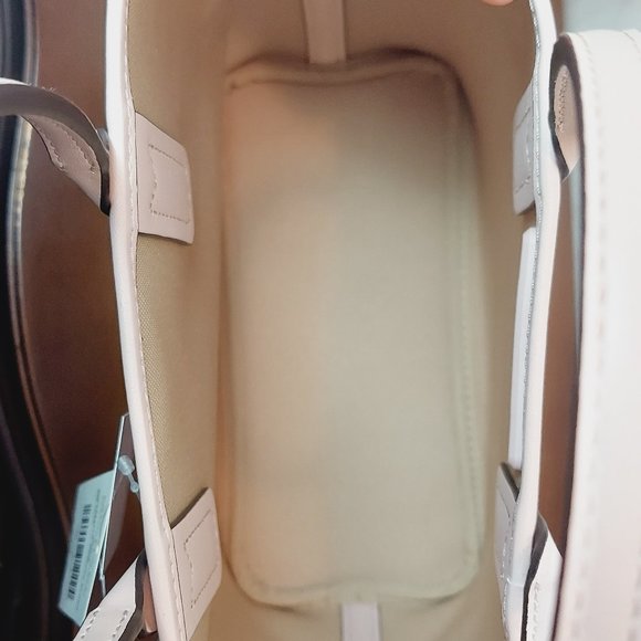 NWT MICHAEL KORS JODIE SMALL LOGO JACQUARD TOTE (POWDER BLUSH) - Picture 9 of 13